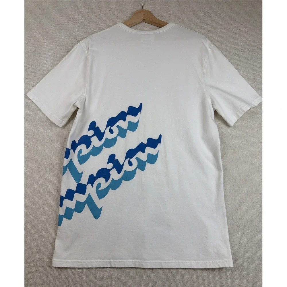 Champion T-Shirt Men's Short Sleeve Spell Out Wrap Around Size L Logo Athletic - Picture 4 of 12